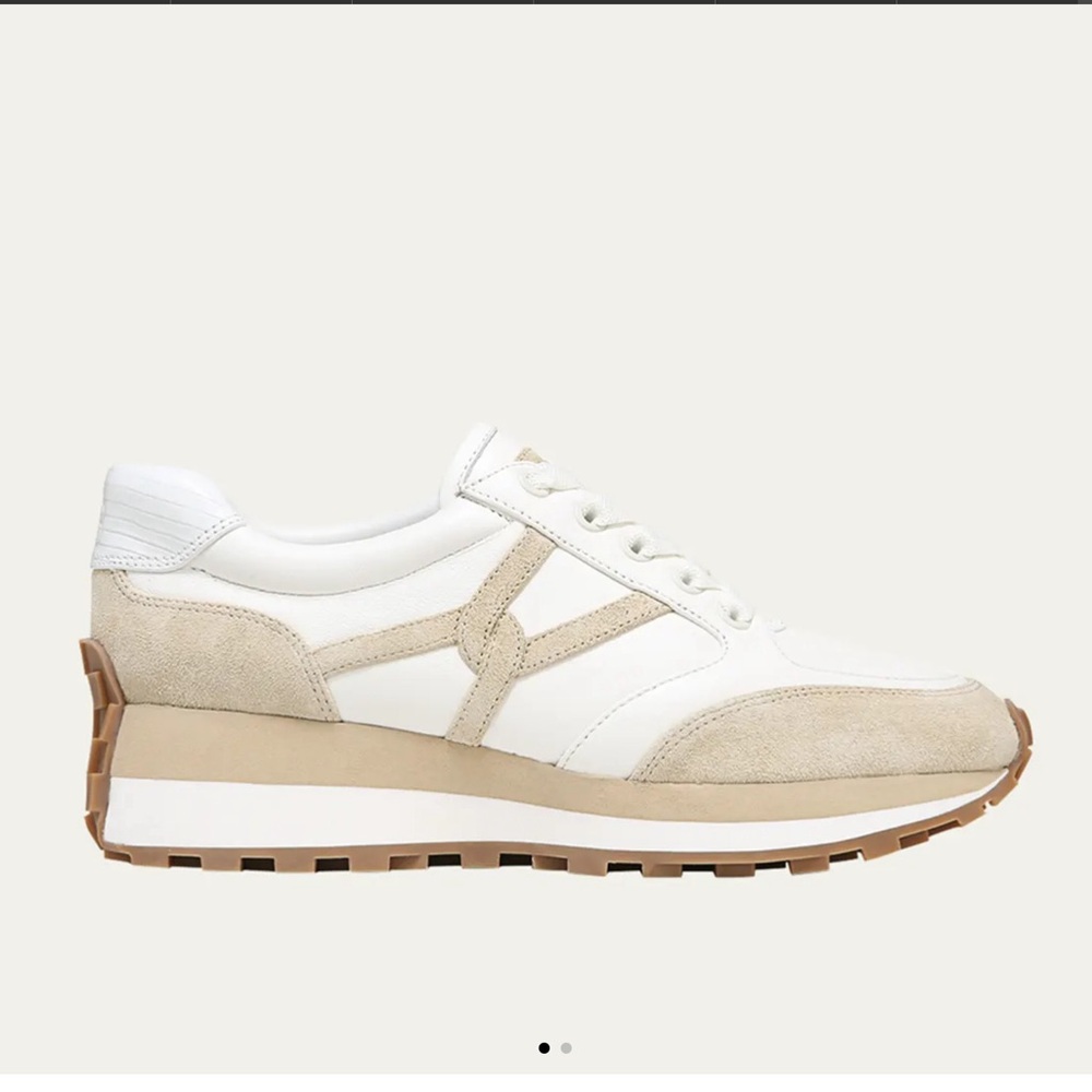 Veronica Beard "Valentina" suede and leather retro runner sneakers size 9.5